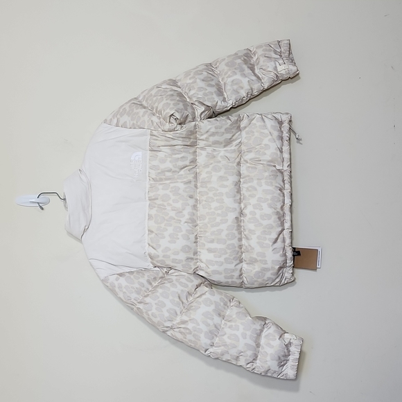 The North Face 1996 Retro Nuptse Jacket 700 Down Printed Ivory  Women's Size L - Picture 4 of 10